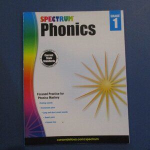 Spectrum Phonics, Grade 1 by Spectrum (2014, Trade Paperback)